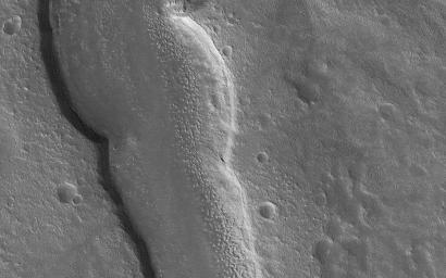 The goal of this observation from NASA's Mars Reconnaissance Orbiter (MRO) is to determine the source of the ridge within a possible moraine, a mass of rocks and sediment carried down and deposited by a glacier.