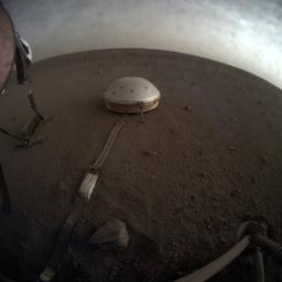NASA's InSight used its Instrument Context Camera (ICC) beneath the lander's deck to image these drifting clouds at sunset. This series of images was taken on April 25, 2019.