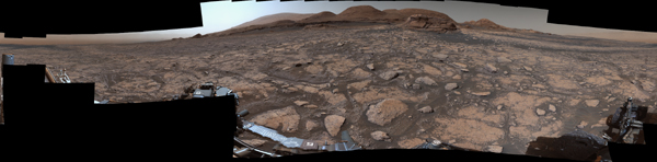 NASA's Curiosity Mars rover used its Mastcam instrument to take the 126 individual images that make up this 360-degree panorama on March 3, 2021, the 3,048th Martian day, or sol, of the mission.