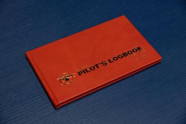 This image of the official pilot's logbook for the Ingenuity Mars Helicopter flights was taken at NASA's Jet Propulsion Laboratory in Southern California on April 19, 2021, the day of Ingenuity's first historic flight.