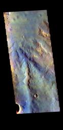 This image from NASA's Mars Odyssey shows part of Meridiani Planum.