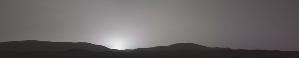 This sunset on Mars was captured by NASA's Perseverance Mars rover using its Mastcam-Z camera system on November 9, 2021, the 257th Martian day, or sol, of the mission.