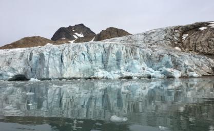 NASA's Oceans Melting Greenland airborne mission found that Greenland's glaciers that empty into the ocean, like Apusiaajik Glacier shown here, are at greater risk of rapid ice loss than previously understood.