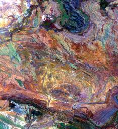 NASA's Terra spacecraft shows the Pilbara in northwestern Australia. It exposes some of the oldest rocks on Earth, over 3.6 billion years old.