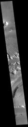 This image from NASA's Mars Odyssey shows a portion of Kasei Valles. Kasei Valles is one of the largest outflow channel systems on Mars.