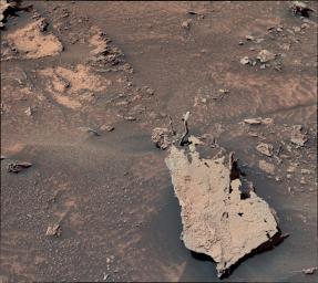 NASA's Curiosity Mars rover spotted these finger-like rocks with its Mast Camera, or Mastcam, on May 15, 2022.