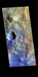 This image from NASA's Mars Odyssey shows part of Terra Sabaea.