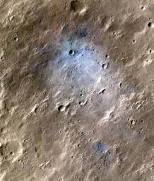 NASA's Mars Reconnaissance Orbiter captured this image of a meteoroid impact that was later associated with a seismic event detected by the agency's InSight lander using its seismometer. This crater was formed on May 27, 2020.