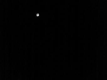 NASA's Perseverance Mars rover used its Mastcam-Z camera to view Phobos, one of Mars' two moons, on Jan. 12, 2022, the 319th Martian day, or sol, of the mission.
