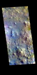 This image from NASA's Mars Odyssey shows part of Terra Sabaea, in the region between Nili Fossae and Isidis Planitia.