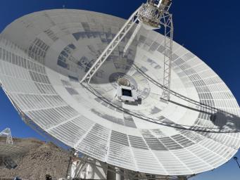 Deep Space Station 13 at NASA's Goldstone complex is an experimental antenna that has been retrofitted with an optical terminal. This proof of concept received both radio frequency and laser signals from deep space at the same time.