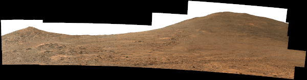 This panorama shows the area NASA's Perseverance Mars rover will climb in coming months to crest Jezero Crater's rim. It is made up of 59 images taken by the rover's Mastcam-Z on Aug. 4, 2024.