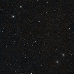 This final image captured by NASA's NEOWISE shows part of the Fornax constellation in the Southern Hemisphere. It was taken by the spacecraft just before midnight Pacific Time on July 31, 2024, when the mission's survey ended.