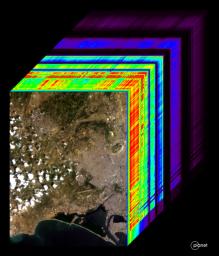 An imaging spectrometer designed by NASA's Jet Propulsion Laboratory captured its first data over Karachi, Pakistan, on Sept. 19, 2024.