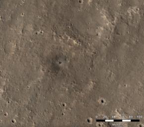 NASA's InSight Mars lander acquires the same reddish-brown hue as the rest of the planet in a set of images from 2018 to 2024 that were captured by the agency's MRO HiRISE camera.