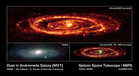 figure 1 for PIA03031 Dust in Andromeda Galaxy (M31) 