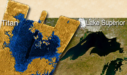 Click here for annotated version of PIA09184 Titan Sea and Lake Superior