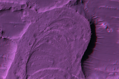 Click here for annotated version of PIA09558 Stereo Anaglyphs of River Meanders in Eberswalde Delta