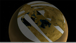 Click here for movie of PIA10008 Titan's North Polar Region