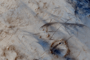 Click here for larger version of PIA10226 Figure 1 Dust-Devil Tracks in Southern Schiaparelli Basin