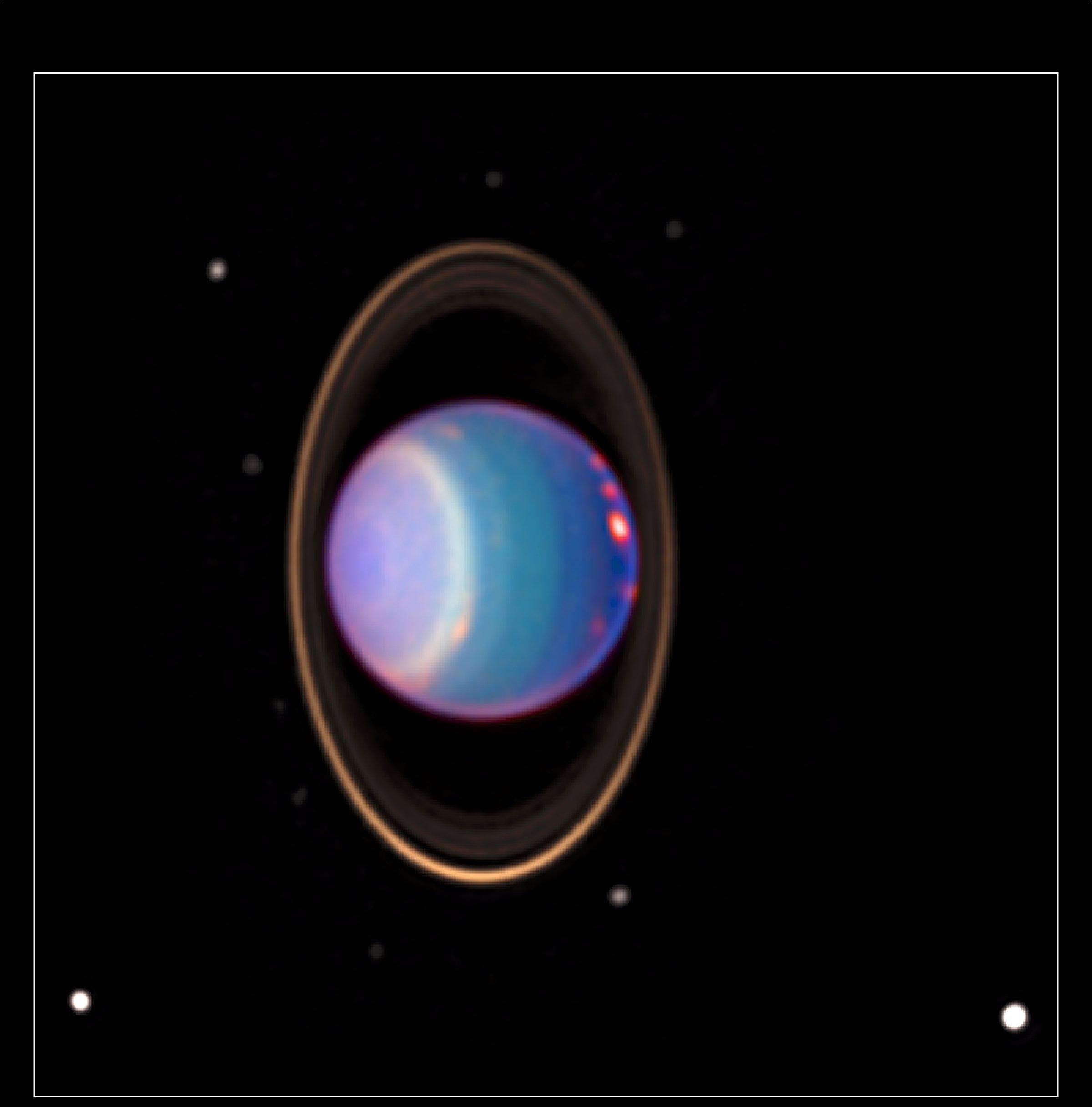 Images of uranus and All Available Satellites
