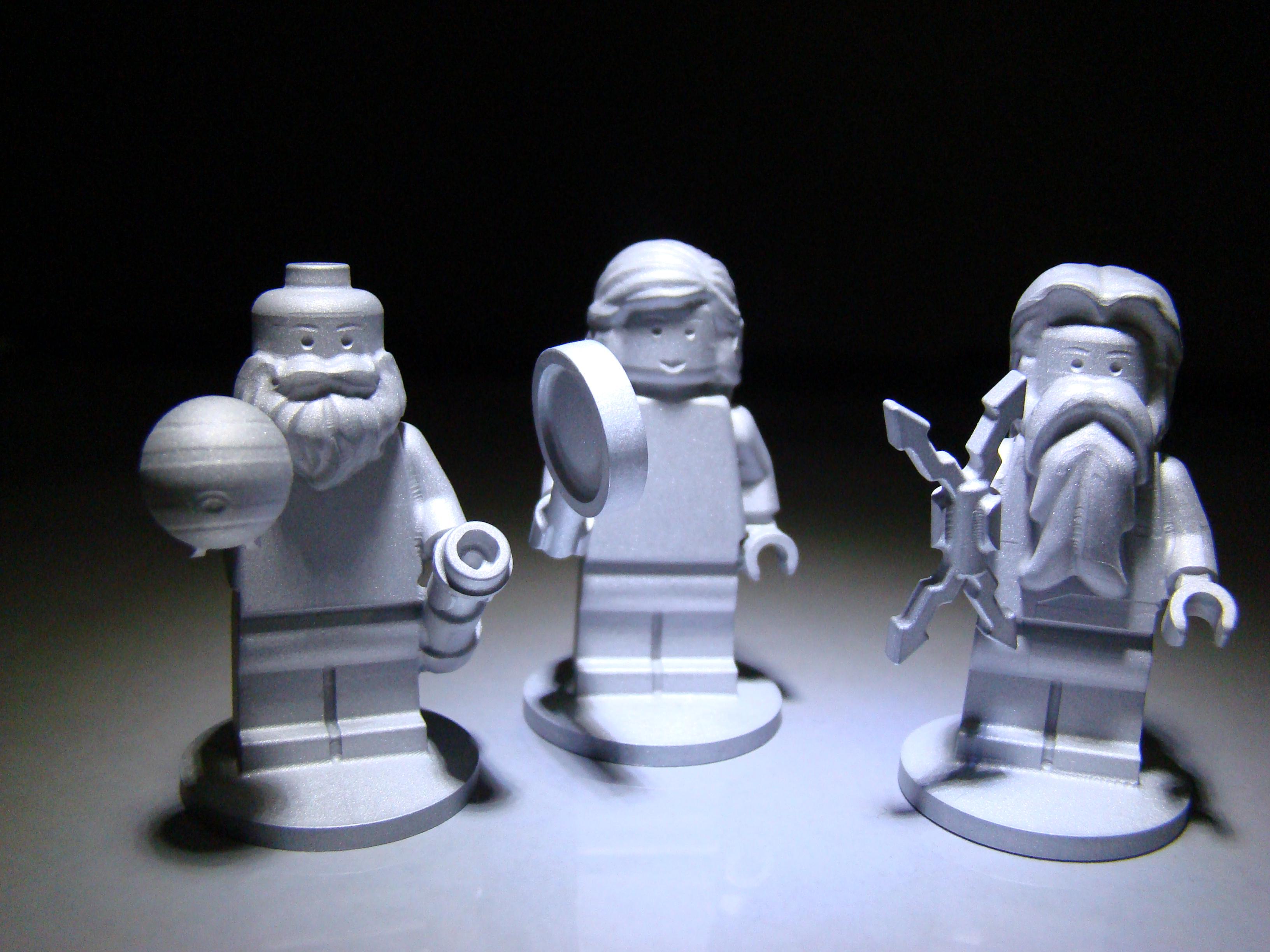 Photo of three LEGO figures that will be discussed in the following reading.