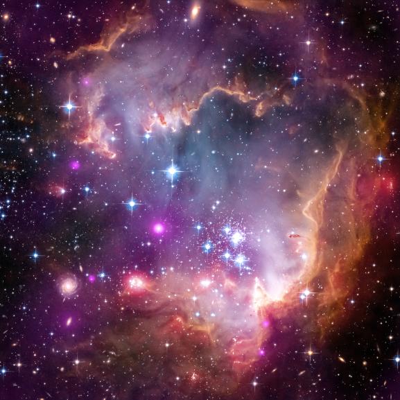 Monogram Starry Wingtip of Small Magellanic Cloud Belt Buckle