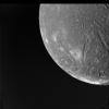 This picture is part of NASA's Voyager 2 imaging sequence of Ariel, a moon of Uranus taken on January 24, 1986. The complexity of Ariel's surface indicates that a variety of geologic processes have occurred.