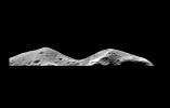 NASA's Galileo imaging system captured this picture of the limb of the asteroid 243 Ida about 46 seconds after its closest approach on August 28, 1993, from a range of only 2480 kilometers.