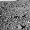 NASA's Viking 1 took this high-resolution on its third day on Mars. The photo shows numerous angular blocks ranging in size from a few centimeters to several meters.
