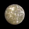 This false color picture of Callisto was taken by NASA's Voyager 2 on July 7, 1979 at a range of 1,094,666 kilometers (677,000 miles) and is centered on 11 degrees N and 171 degrees W. 