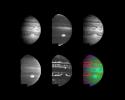 Clouds and hazes at various altitudes within the dynamic Jovian atmosphere are revealed by multi-color imaging taken during the second orbit (G2) on September 5, 1996 by Galileo spacecraft.