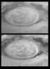 These mosaics (6 frames each) were taken nine hours apart and reveal Jupiter's winds through the movements of cloud features by NASA's Galileo orbiter June 26th, 1996.