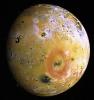 The images used to create this enhanced color composite of Io were acquired by NASA's Galileo spacecraft during its seventh orbit (G7) of Jupiter. Low sun angles near the terminator offer lighting conditions which emphasize the topography on volcanic Io.