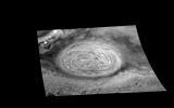 This mosaic of the Great Red Spot on Jupiter from NASA's Galileo orbiter was taken over a 76 second interval beginning at universal time 14 hours, 31 minutes, 52 seconds on June 26, 1996.
