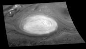 The mosaic of the Great Red Spot on Jupiter from NASA's Galileo orbiter was taken over a 76 second interval beginning at universal time 14 hours, 33 minutes, 22 seconds, on June 26, 1996.