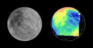 NASA's Galileo spacecraft imaged most of Europa, including the north polar regions, at high spectral resolution during the G1 encounter on June 28, 1996. 