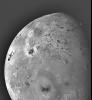 Shown here is one of the topographic mapping images of Jupiter's moon Io (Latitude: -40 to +90 degrees, Longitude: 210-320 degrees) acquired by NASA's Galileo spacecraft, revealing a great variety of landforms.