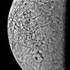 This image of Europa, smallest of Jupiter's four Galilean satellites, was acquired by NASA's Voyager 2 on July 9, 1979, from a (150,600 miles). Europa has a density slightly less than Io.