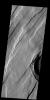 Paired fractures with a downdropped block between them are termed graben. Graben are common on Alba Patera on Mars as seen by NASA's Mars Odyssey spacecraft.