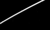 NASA's Voyager 2 acquired this high-resolution image of the epsilon ring of Uranus on Jan. 23, 1986. This clear-filter image from Voyager's narrow-angle camera has a resolution of about 10 km (6 mi).