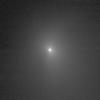 This image shows comet Tempel 1 as seen through the clear filter of the medium resolution imager camera on NASA's Deep Impact. It was taken on June 25, 2005.