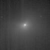 This image shows comet Tempel 1 as seen through the clear filter of the medium resolution imager camera on NASA's Deep Impact. It was taken on July 1, 2005.