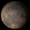 NASA's Mars Global Surveyor shows the Acidalia/Mare Erythraeum face of Mars in mid-February 2006.