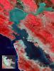 This image of the San Francisco Bay region was acquired on March 3, 2000 by the Advanced Spaceborne Thermal Emission and Reflection Radiometer (ASTER) on NASA's Terra satellite.