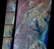 These multi-angle images of Delaware Bay, Chesapeake Bay, and the Appalachian Mountains, acquired 24 March 2000 from NASA's Terra spacecraft, come from the downward-looking (nadir) camera on the MISR instrument onboard NASA's Terra satellite.