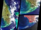 These images from NASA's Terra satellite images are of southern Florida were acquired on October 18, 2000 (Terra orbit 4446). 