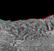 This anaglyph, from NASA's Shuttle Radar Topography Mission, is of Pasadena, California, looking north toward the San Gabriel Mountains. 3D glasses are necessary to view this image.