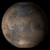 NASA's Mars Global Surveyor shows the Acidalia/Mare Erythraeum face of Mars in mid-March 2006.