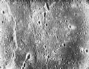 This picture, taken only minutes after NASA's Mariner 10 made its closest approach to Mercury, is one of the highest resolution pictures obtained. Abundant craters in various stages of degradation dot the surface.